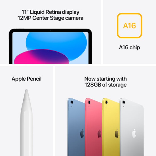 iPad, A16, 11", 256GB, WiFi